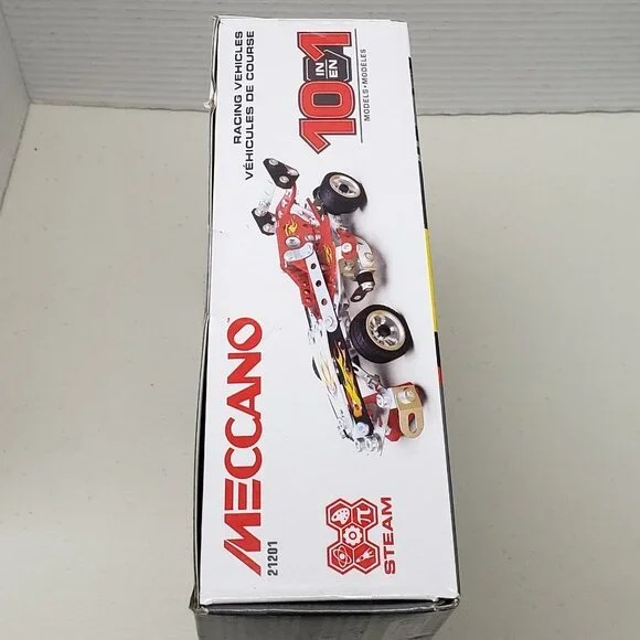 Meccano 10-in-1 Racing Vehicles Set 21201 - Picture 7 of 9